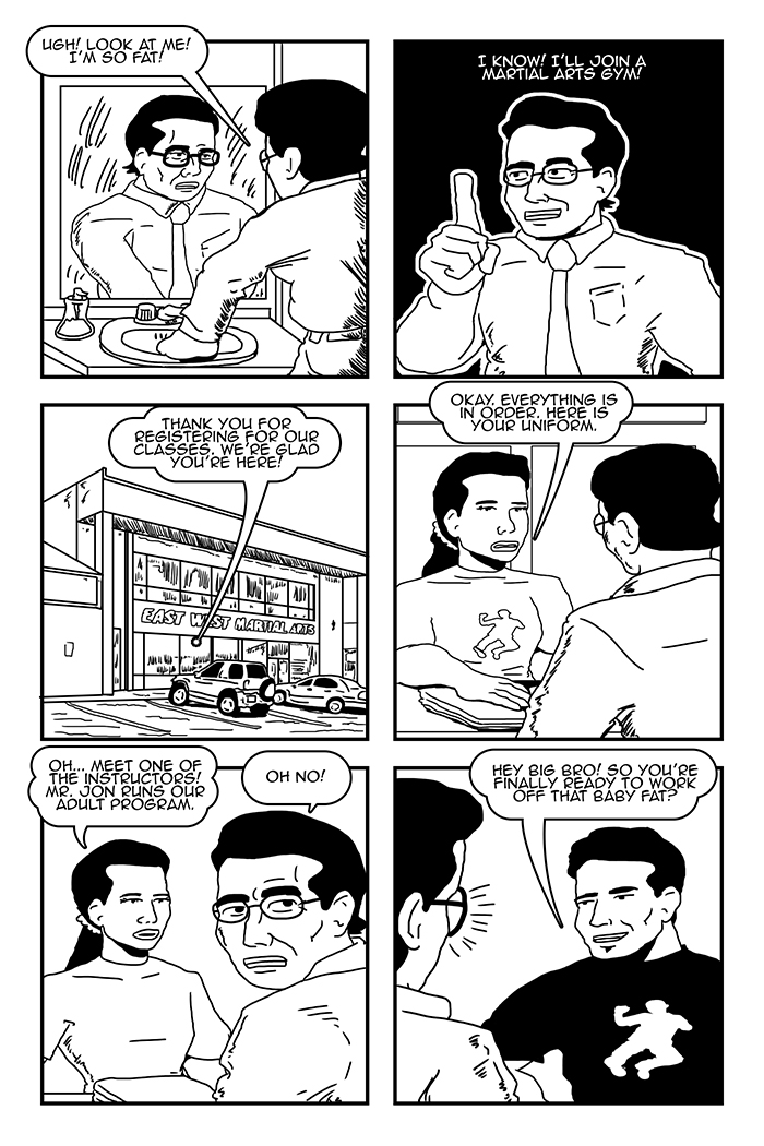 McSchluberson joins a martial arts studio.