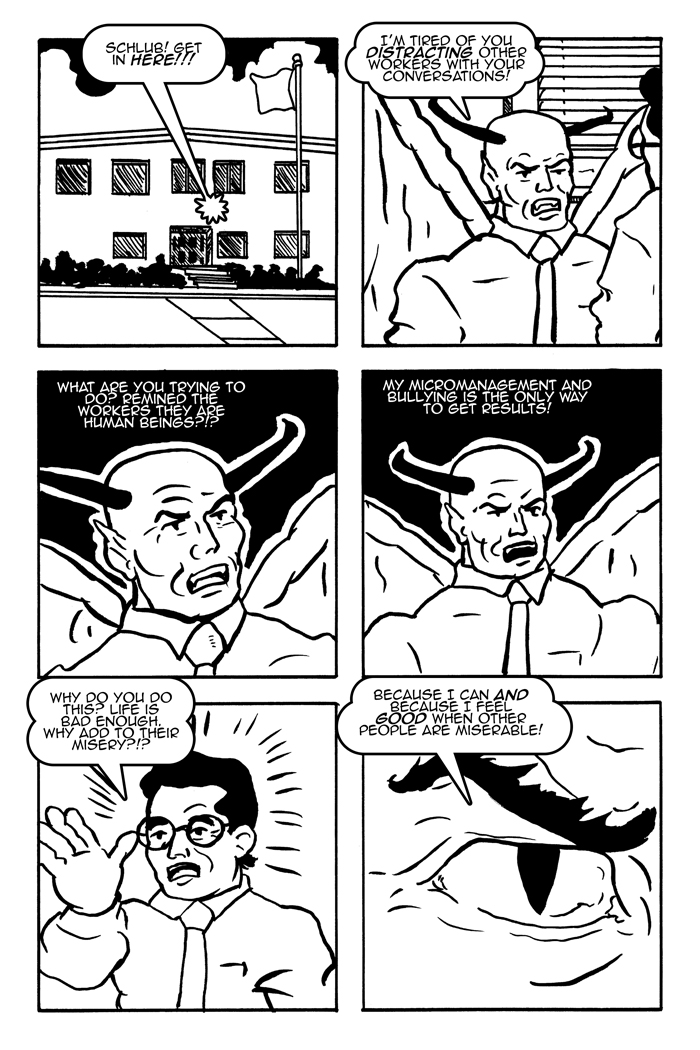 The Boss explains the truth about management.
